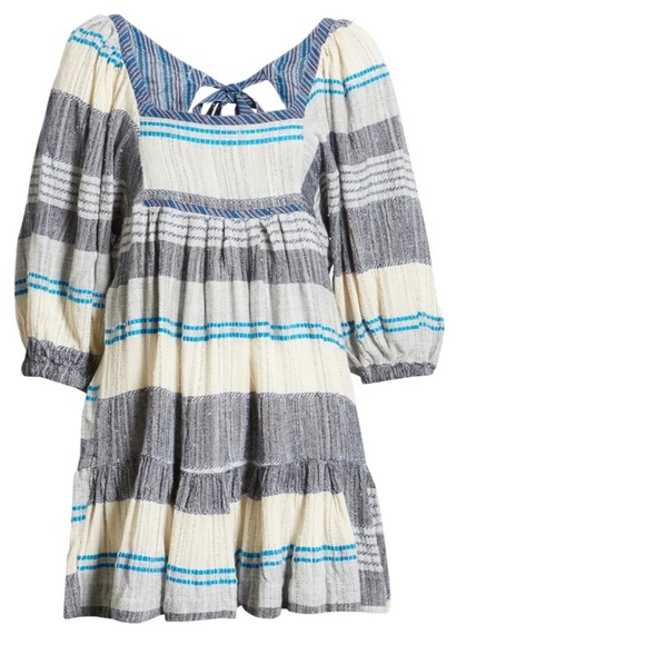 NWOT FREE PEOPLE Cozy Stripe Minidress sz M! - Picture 5 of 5